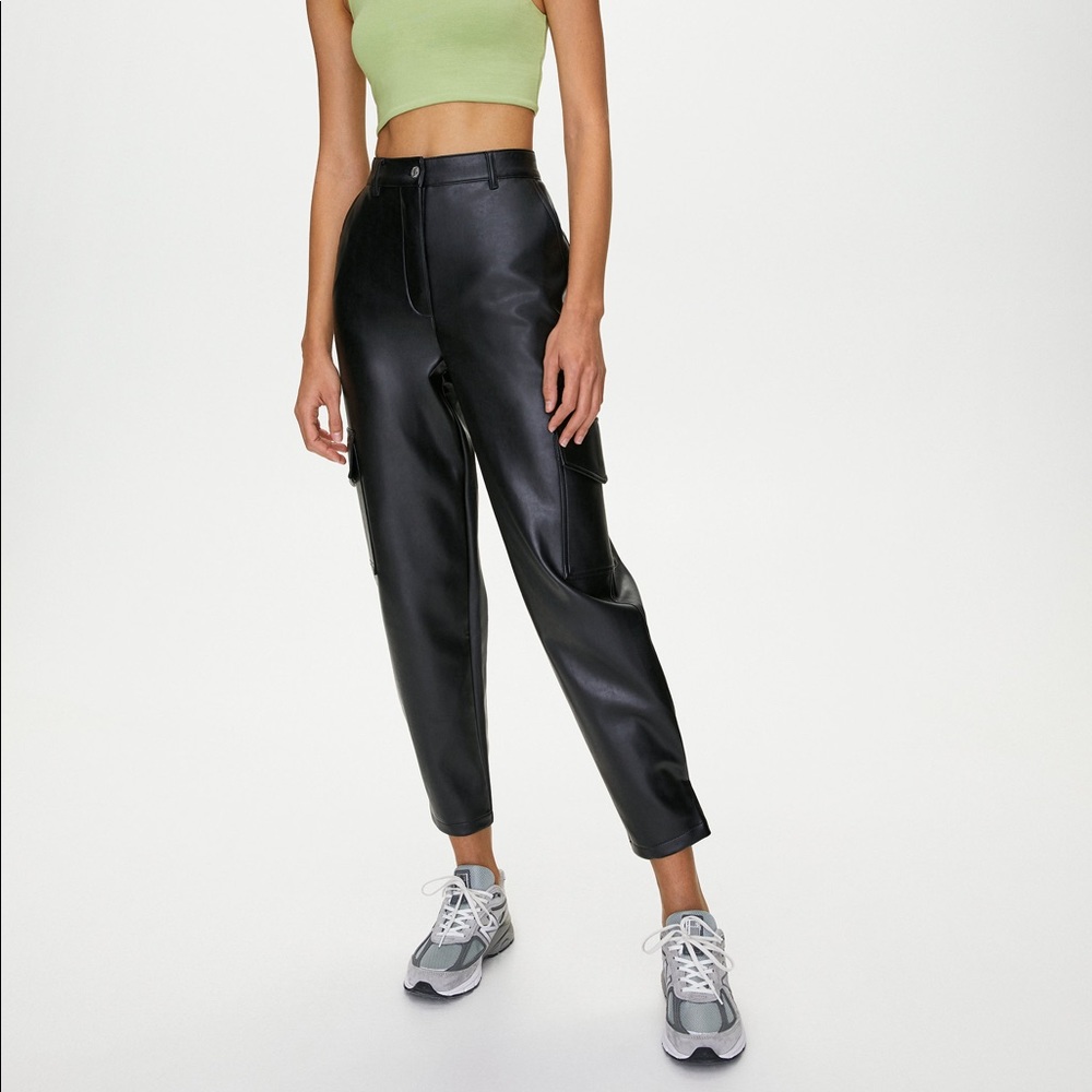 Aritzia Leather Modern Cargo Size 2 Wilfred Free